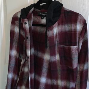 Men’s Flannel Hoodie